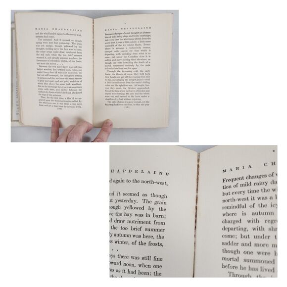 Maria Chapdelaine : A Tale of the Lake St John Country by Louis Hemon 1927 Book - Picture 8 of 10